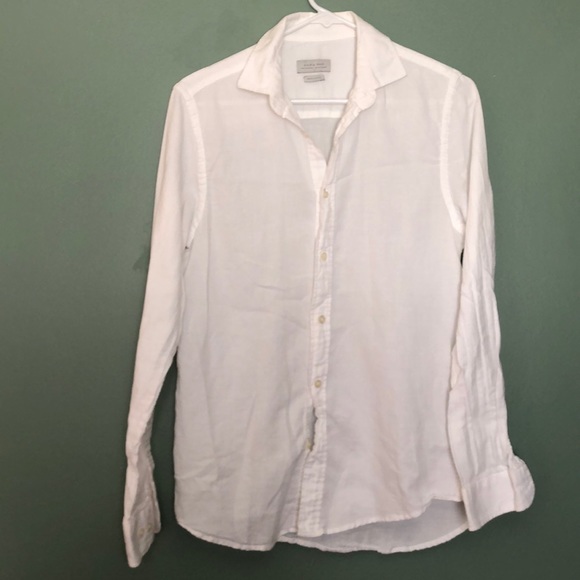 Zara Other - Zara Man Button Down White Shirt
